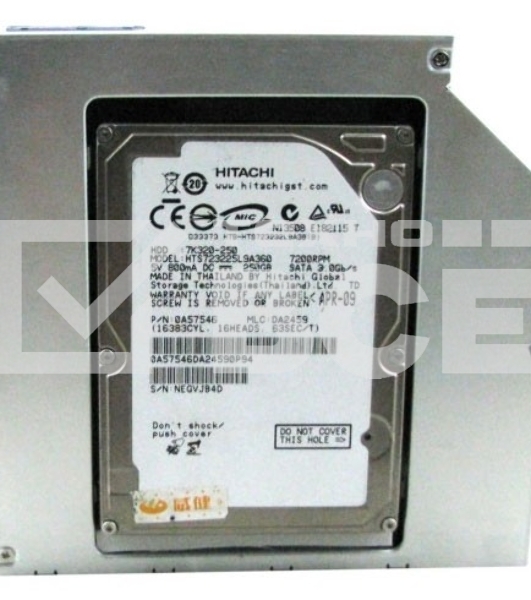Сменный бокс для HDD AgeStar ISMR2S IDE-SATA алюминий серебристый 2.5'