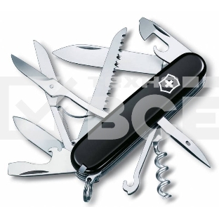Нож перочинный Victorinox Huntsman (1.3713.3) 91мм 15функций черный карт.коробка