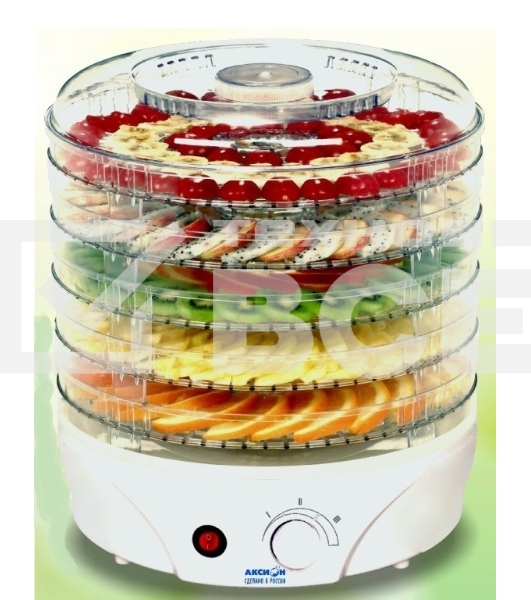 Сушка для фруктов и овощей Аксион Т 33 5под. 190Вт белый