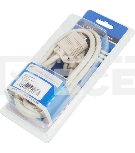 Кабель SVGA Ningbo CAB016S-06F-BR VGA HD15 (m)/VGA HD15 (m) 1.8м феррит.кольца
