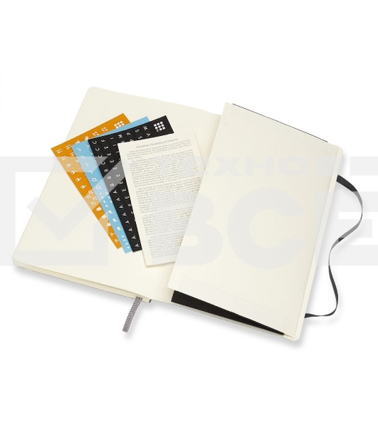 Еженедельник Moleskine ACADEMIC WKNT LGH 130х210мм датир.18мес 208стр. фиксирующая резинка черный