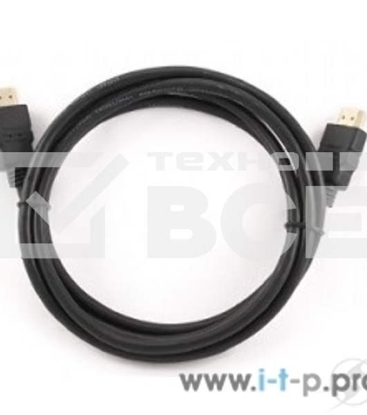 Кабель Cablexpert HDMI CC-HDMI4-0.5M, 19M/19M, v2.0, медь, позол.разъемы, экран, 0.5м, черный, пак