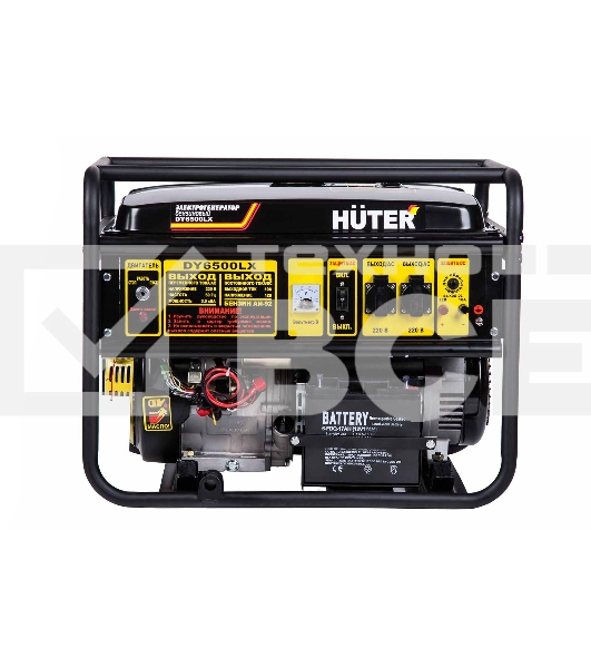 Электрогенератор бензиновый Huter DY6500LX, 5.5 кВт, 71 дБ, 89 кг