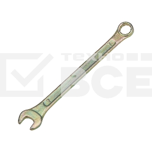 Ключ комбинированный Rexant 7 мм, желтый цинк