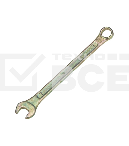 Ключ комбинированный Rexant 7 мм, желтый цинк