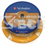 Диск DVD-R Verbatim 4.7Gb 16x Cake Box (25шт) (43522), фото3