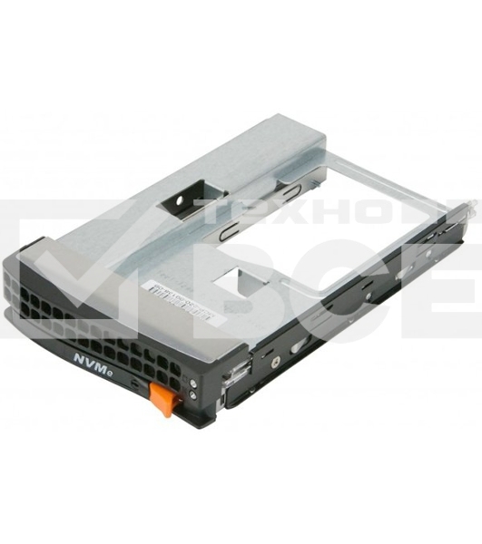 Корзина Supermicro MCP-220-00138-0B Tool-less NVMe Black gen-5 3.5-to-2.5 drive tray, Orange tab