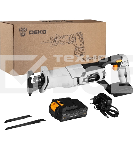 Сабельная пила Deko DKRS20 аккум. 3000ход/мин