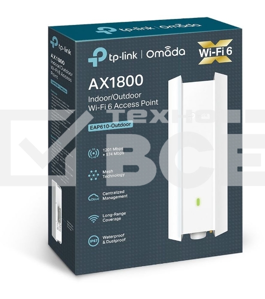 Точка доступа AX1800 Indoor/Outdoor Dual-Band Wi-Fi 6 Access Point