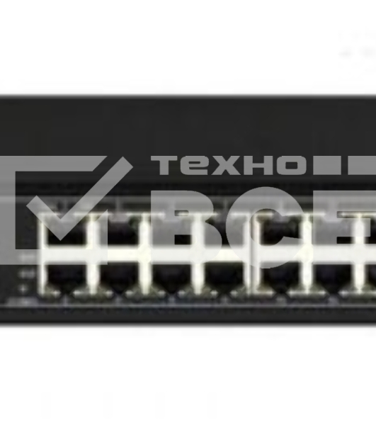Коммутатор управляемый L2 PoE OSNOVO SW-8182/L(300W) Gigabit Ethernet на 16 RJ45 PoE + 2 x RJ45 + 2 GE SFP портов, до 30W на порт, суммарно до 300W