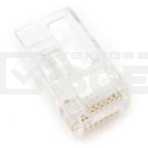 Коннектор Premier (6-008) кат.5e RJ45 прозрачный, фото 1