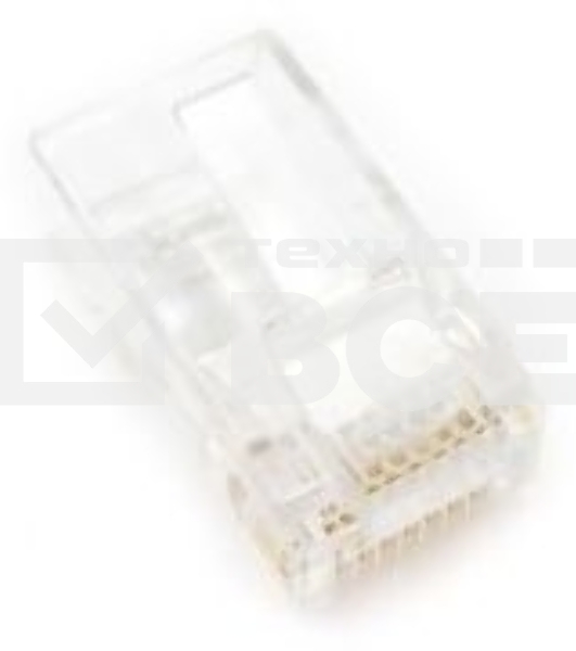 Коннектор Premier (6-008) кат.5e RJ45 прозрачный