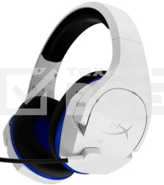 Наушники с микрофоном HyperX Cloud Stinger Core белый/голубой накладные Radio оголовье (4P5J1AA)