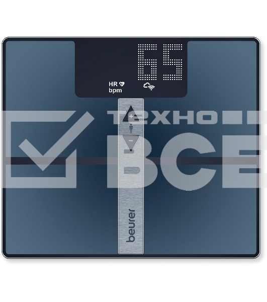 Весы напольные электронные Beurer BF980 WIFI/BT макс.180кг черный