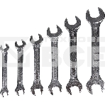 Набор рожковых ключей 6 шт. 6 - 17 73/6/5/3 ВИХРЬ, фото5