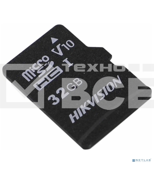 Флеш карта microSDHC 32GB Hikvision HS-TF-C1(STD)/32G/Adapter