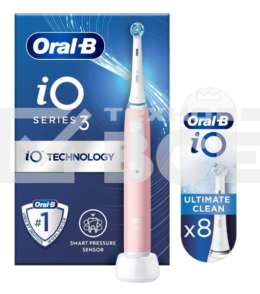 Электрическая зубная щетка ORAL-B IO3 BRUSH PINK