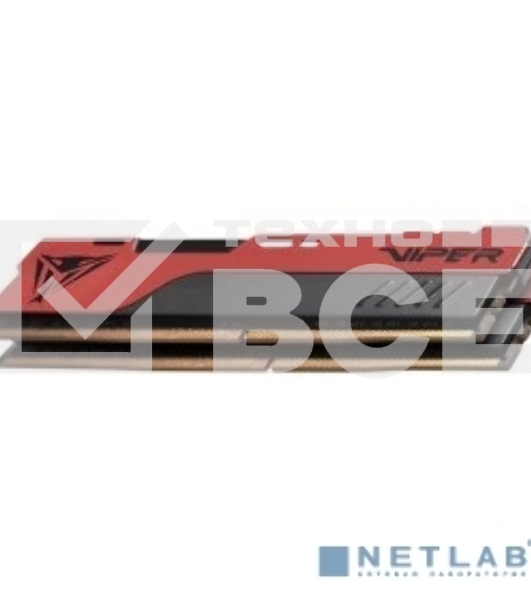 Оперативная память Patriot Viper Elite II, DDR4, 16GB (2x8 GB), 3200 MHz, CL18, радиатор, красный, чёрный