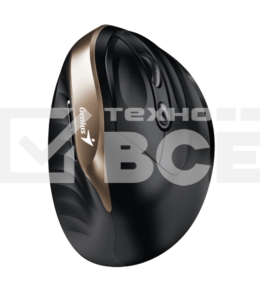 Мышь беспроводная Genius Ergo 8250S черный, 1600 dpi, радиоканал, USB, кнопки - 6