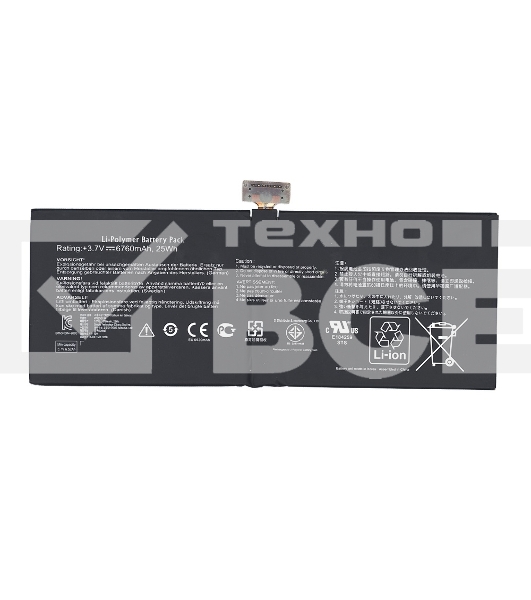 Аккумуляторная батарея C12-TF600T для планшета Asus VivoTab TF600T TF400C 25Wh