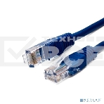 Кабель патч-корд, Filum FL-U5-C-0.5M-BL U/UTP 5e cat. 0.5м, 26AWG(7x0.16 мм), чистая медь, PVC, синий, фото 1