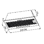 Встраиваемая вытяжка Evelux INTEGRAL 60 X, фото3