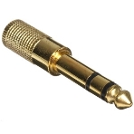 Аудио переходник Cablexpert A-63M-35F, Jack6.3(M) на Jack3.5(F) стерео, золотой, пакет, фото6