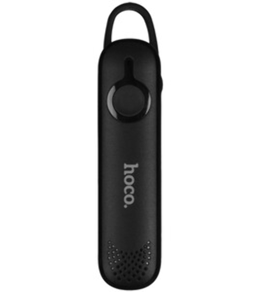 Моно-гарнитура Hoco E63 черный, внутриканальный (моно), Bluetooth, заушное крепление, до 10 ч