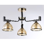 Светильник Ambrella light TR9098/3 BK/GD/TI черный/золото/янтарь E27*3 max 40W D600*316, фото2