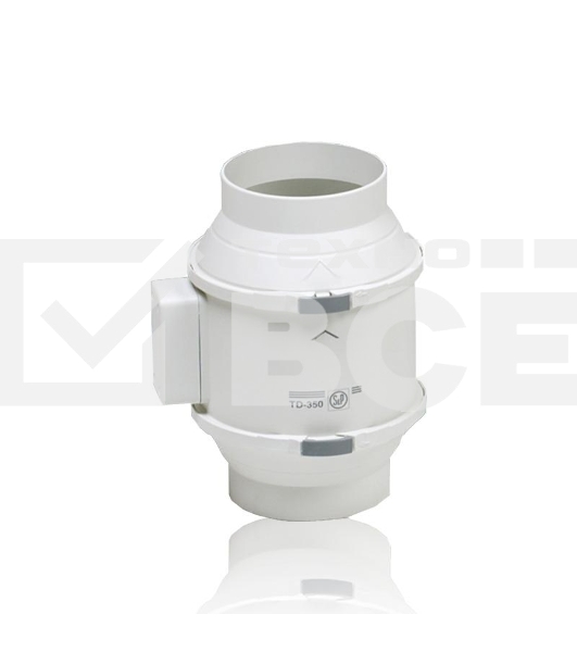 Вытяжной канальный вентилятор SOLER&PALAU TD-350\125 360м3/ч. 30 Вт. 33 дБ (А)