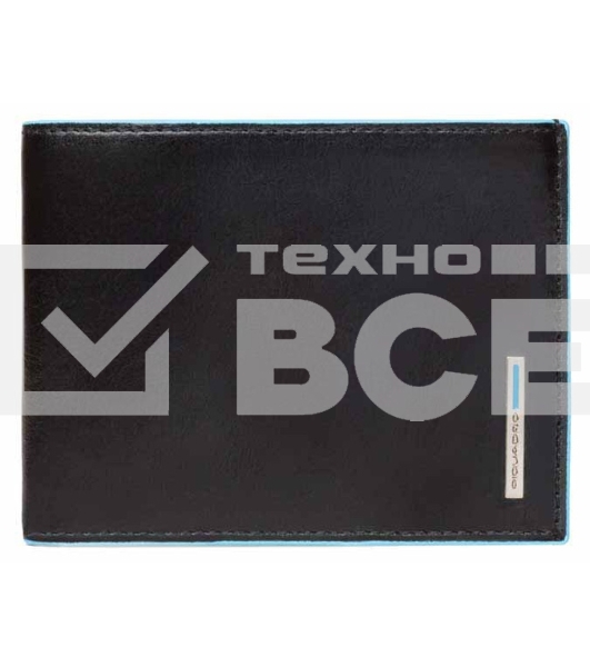 Кошелек мужской Piquadro Blue Square PU257B2R/N черный натур.кожа