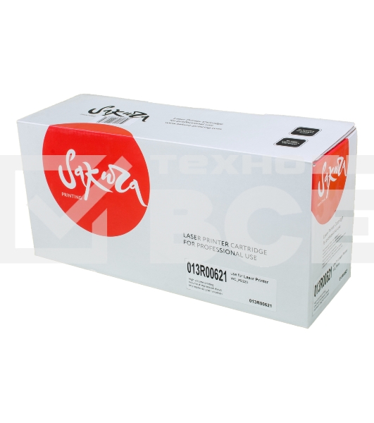 Картридж Sakura 013R00621 для Xerox PE22, черный, 3000 к.