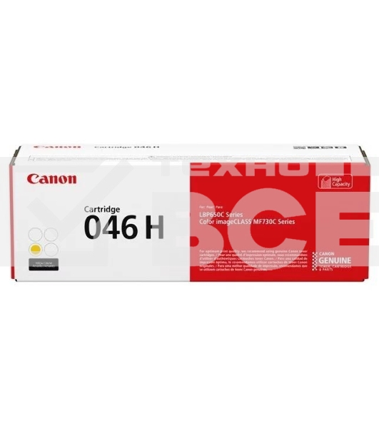 Картридж лазерный Canon 046Y H желтый для i-SENSYS MF732/734/735, LBP653/654 5000 страниц