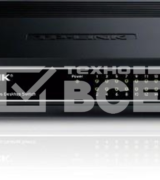 Коммутатор TP-Link SMB TL-SF1016D Коммутатор 16-port 10/100M Desktop Switch, 16 10/100M RJ45 ports, Plastic case