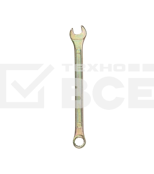 Ключ комбинированный Rexant 7 мм, желтый цинк