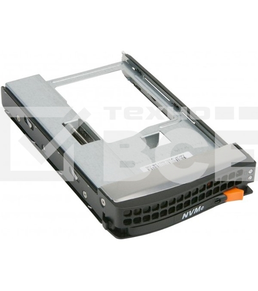 Корзина Supermicro MCP-220-00138-0B Tool-less NVMe Black gen-5 3.5-to-2.5 drive tray, Orange tab