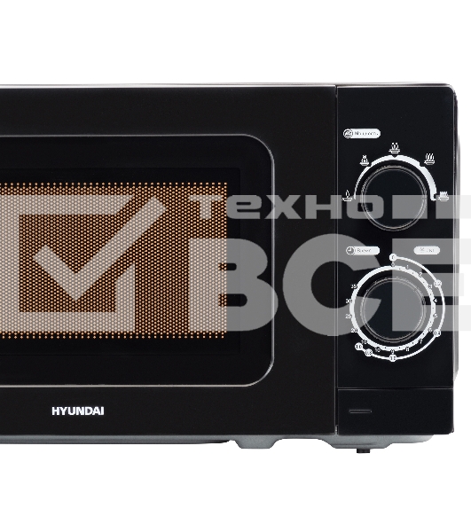 Микроволновая печь Hyundai HYM-M2065 черный 20л 700Вт поворотный механизм