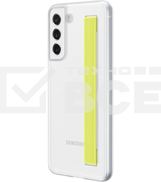 Чехол (клип-кейс) Samsung для Samsung Galaxy S21 FE Slim Strap Cover белый (EF-XG990CWEGRU)
