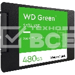 Накопитель SSD WD Green WDS480G3G0A, 480GB, SATA III, 2.5