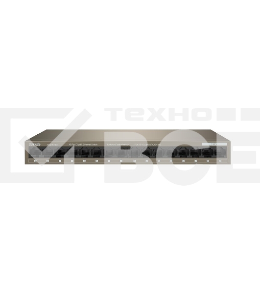 Коммутатор Tenda TEG1016M неуправляемый 16-портовыйGigabit Ethernet