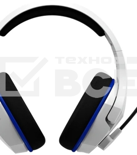 Наушники с микрофоном HyperX Cloud Stinger Core белый/голубой накладные Radio оголовье (4P5J1AA)