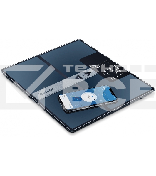 Весы напольные электронные Beurer BF980 WIFI/BT макс.180кг черный
