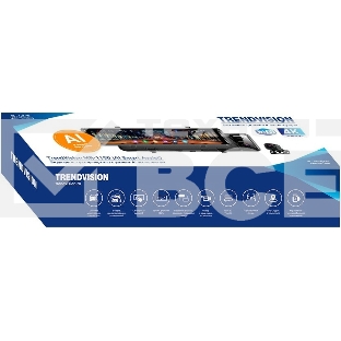 Видеорегистратор TrendVision MR-1100 черный 2Mpix 2160x3840 2160p 150гр. GPS SA 223