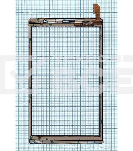 Сенсорное стекло (тачскрин) DEXP Ursus E180 4G черное