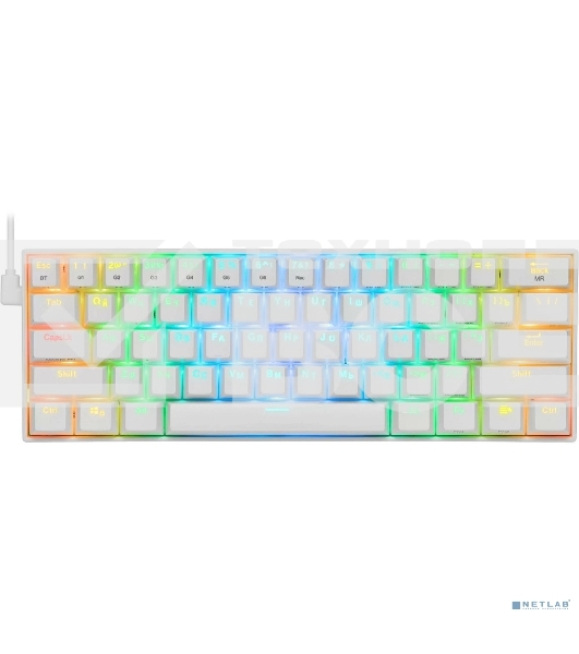 Беспроводная клавиатура Defender DRACONIC RU WHITE