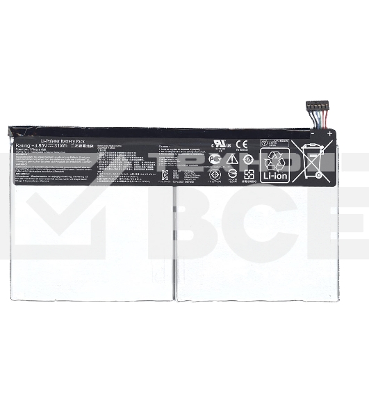 Аккумуляторная батарея C12N1320 для Asus Transformer Book T100, T100TA 3.85V 31Wh