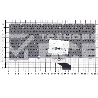 Клавиатура для ноутбука Lenovo Ideapad 110S-11 черная без рамки