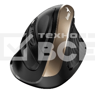 Мышь беспроводная Genius Ergo 8250S черный, 1600 dpi, радиоканал, USB, кнопки - 6