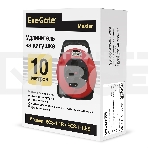 Удлинитель на катушке ExeGate EX286336RUS Master ECS-1-1B (4 евророзетки с заземлением, 10м, защита от детей, защита от перегрузки, 3х1,0мм2, 10А/2.2кВт), фото6