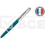 Ручка перьевая Parker 51 Core (CW2123506) Teal Blue CT F сталь нержавеющая подар.кор., фото11